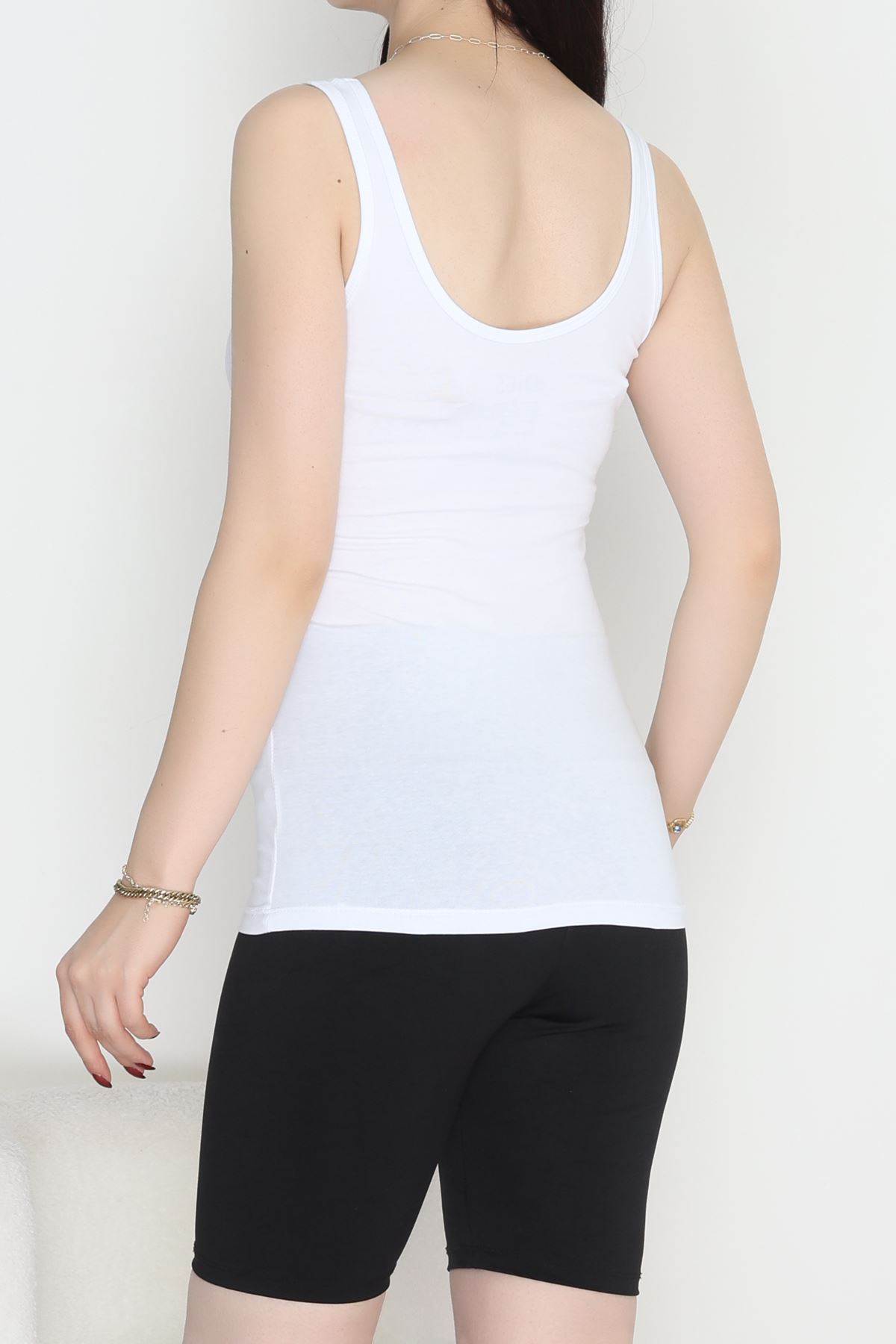 Kalın Askılı Atlet Beyaz - 19057.200.