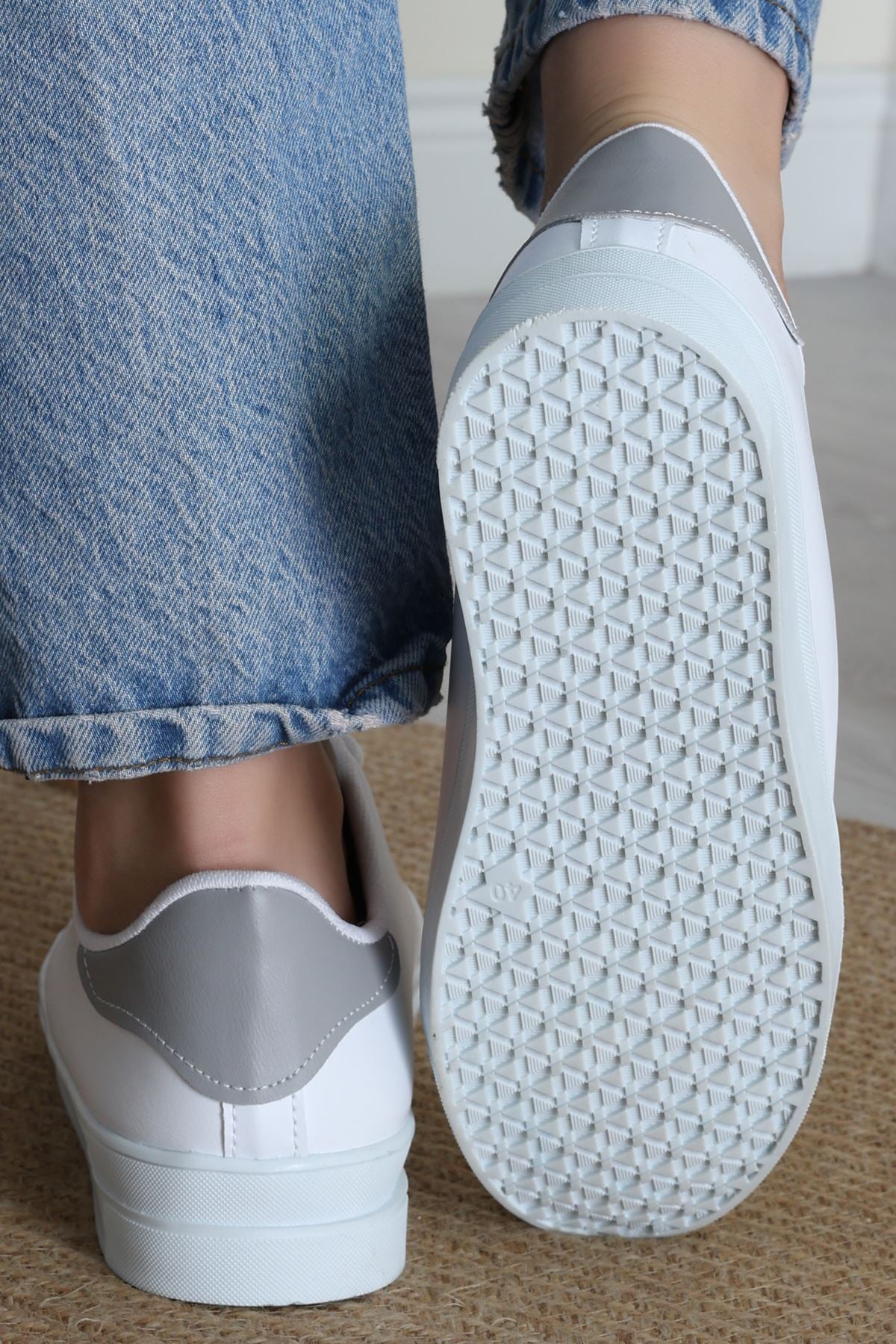 Kalın Tbn Günlük Ayakkabı Beyazgri - 8585.264.