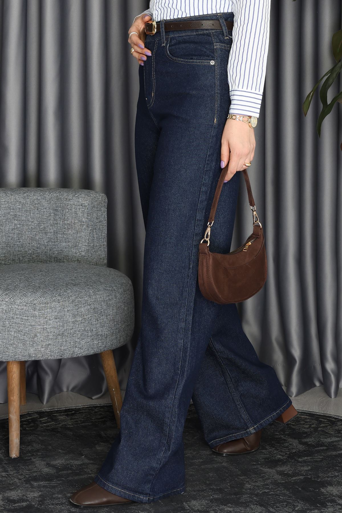 Wide Leg Kot Pantolon Koyumavi - 31529.1590.