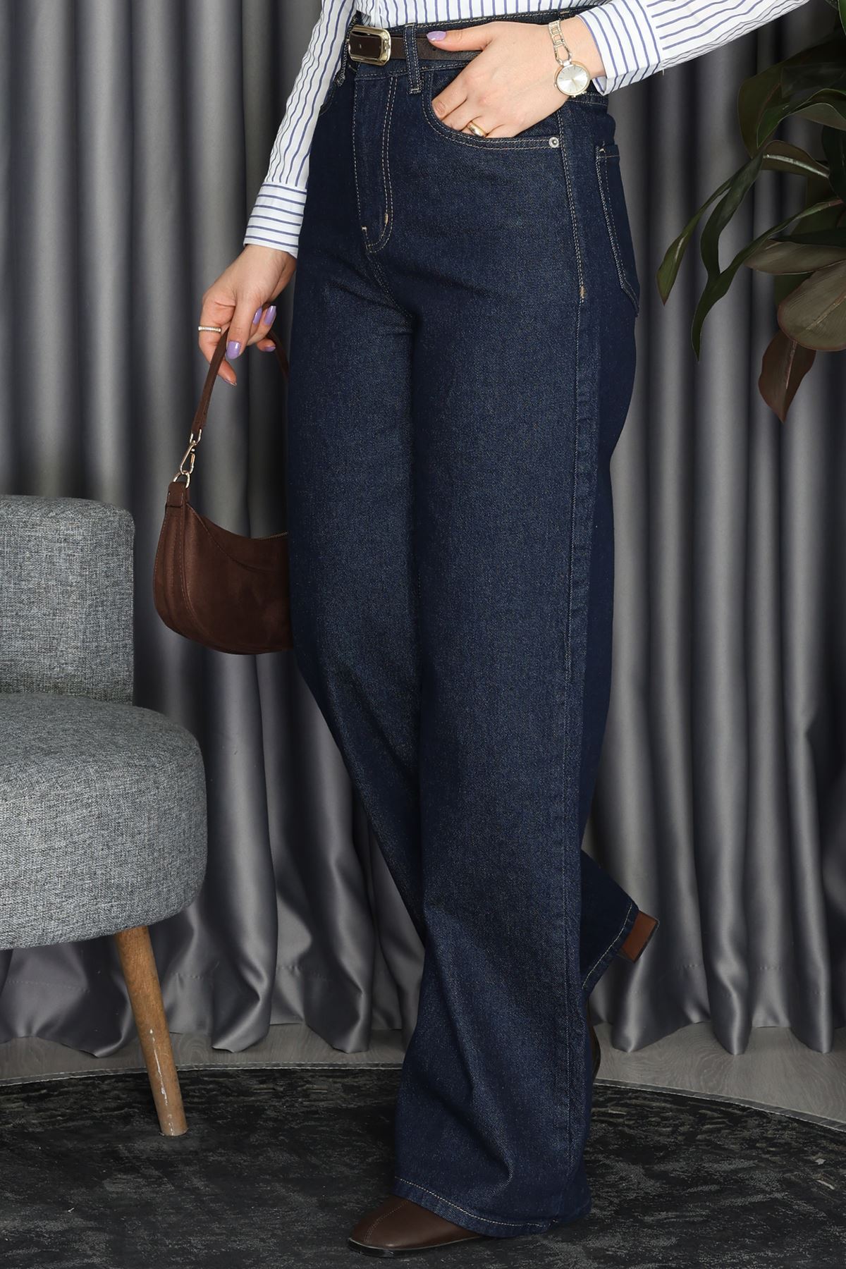 Wide Leg Kot Pantolon Koyumavi - 31529.1590.