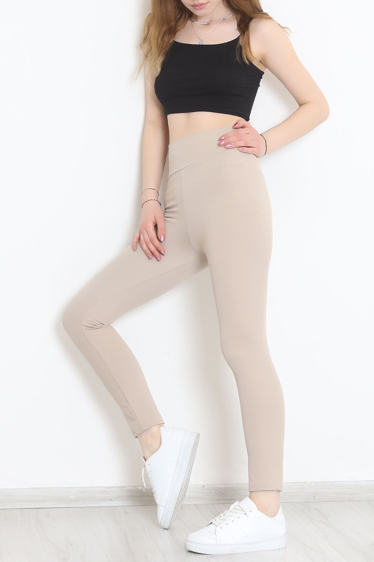 Fitilli Tayt Bej - 10751.1098.