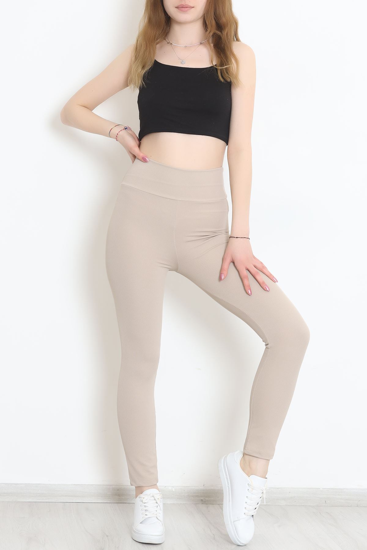 Fitilli Tayt Bej - 10751.1098.