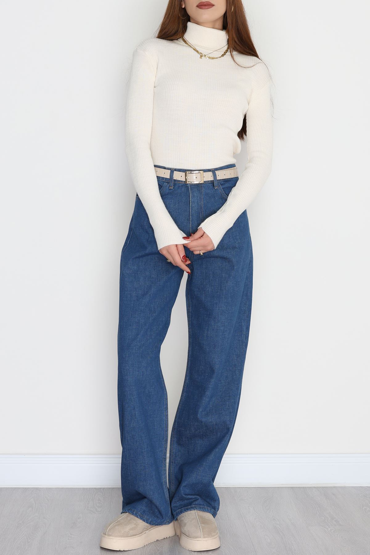 Palazzo Kot Pantolon Mavi3 - 40465.1431.