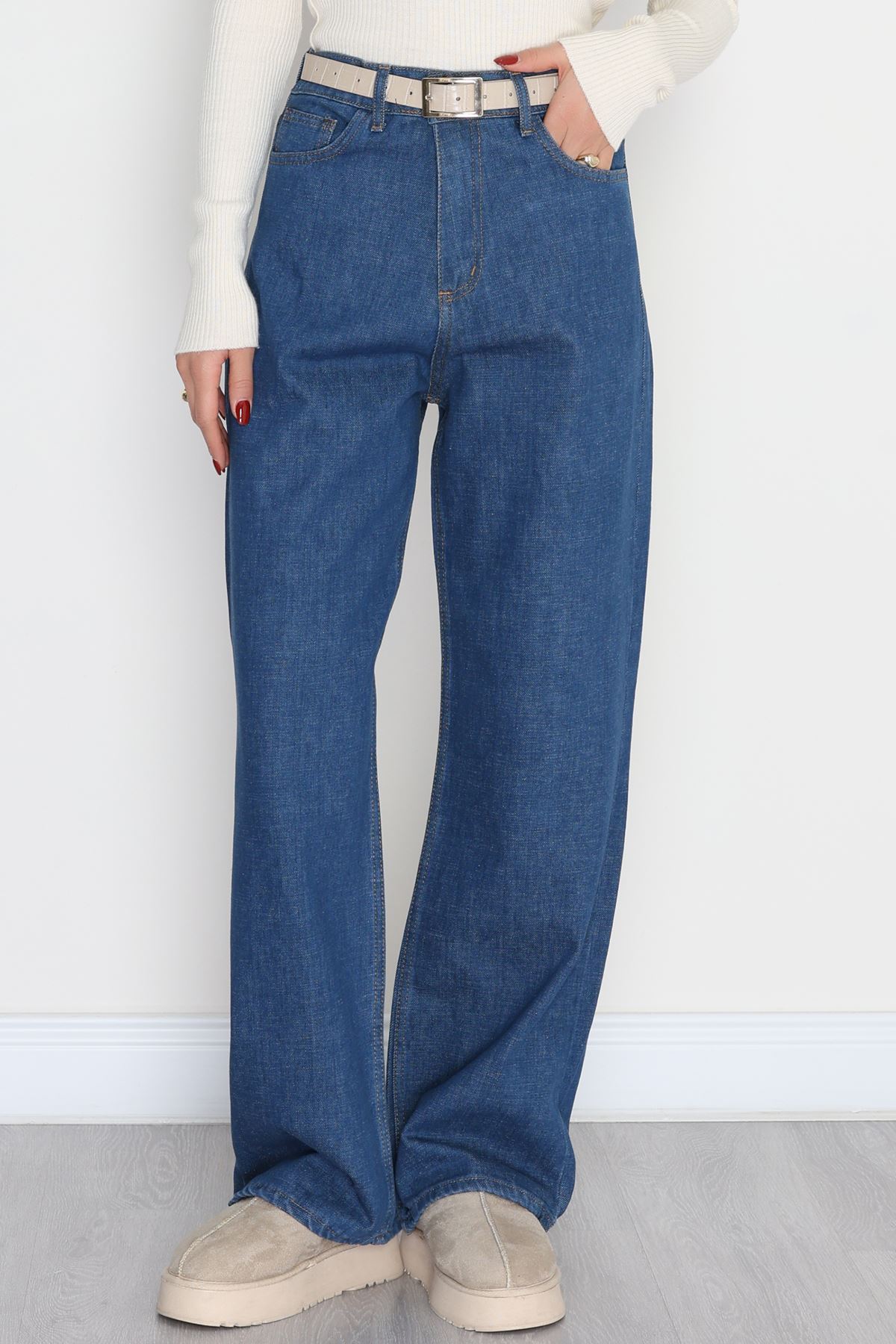 Palazzo Kot Pantolon Mavi3 - 40465.1431.