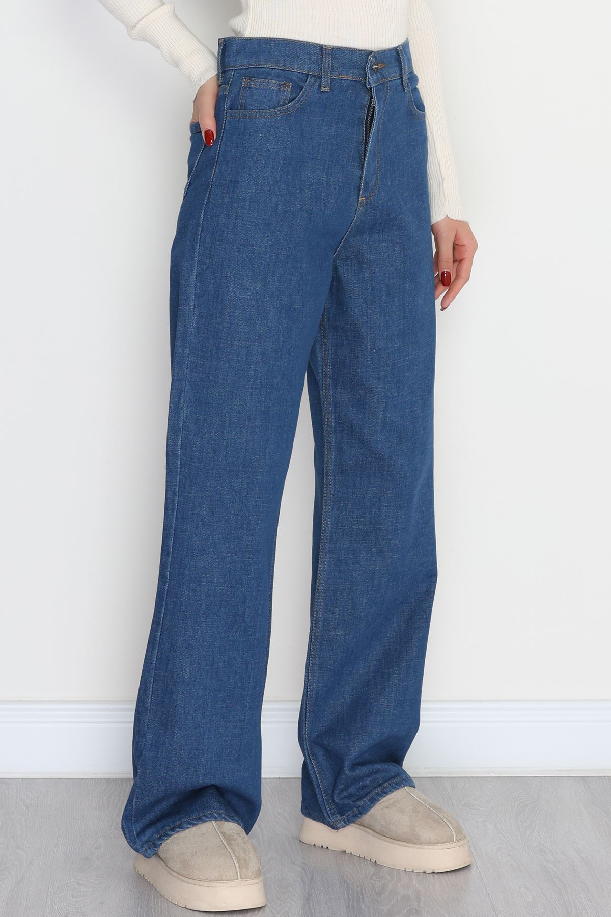 Palazzo Kot Pantolon Mavi3 - 40465.1431.