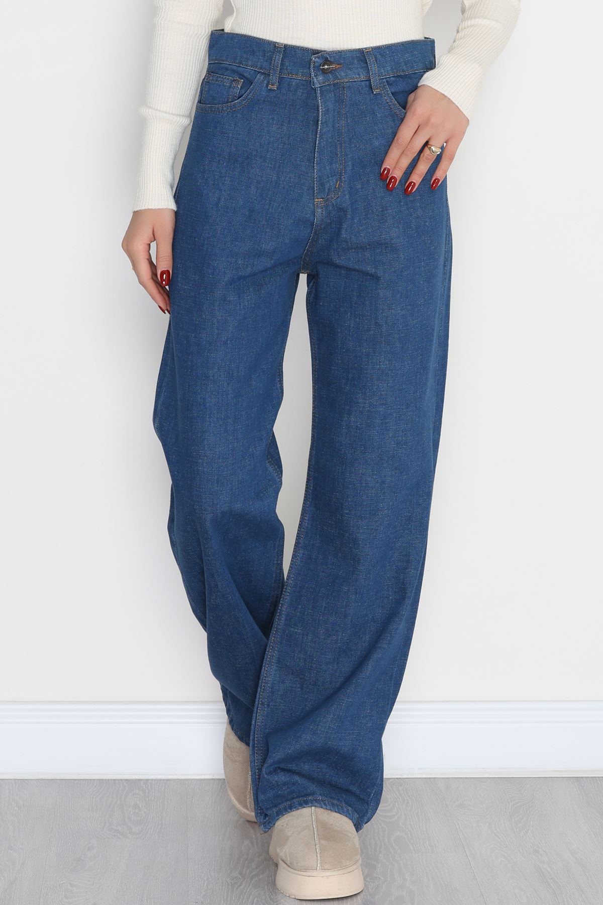 Palazzo Kot Pantolon Mavi3 - 40465.1431.