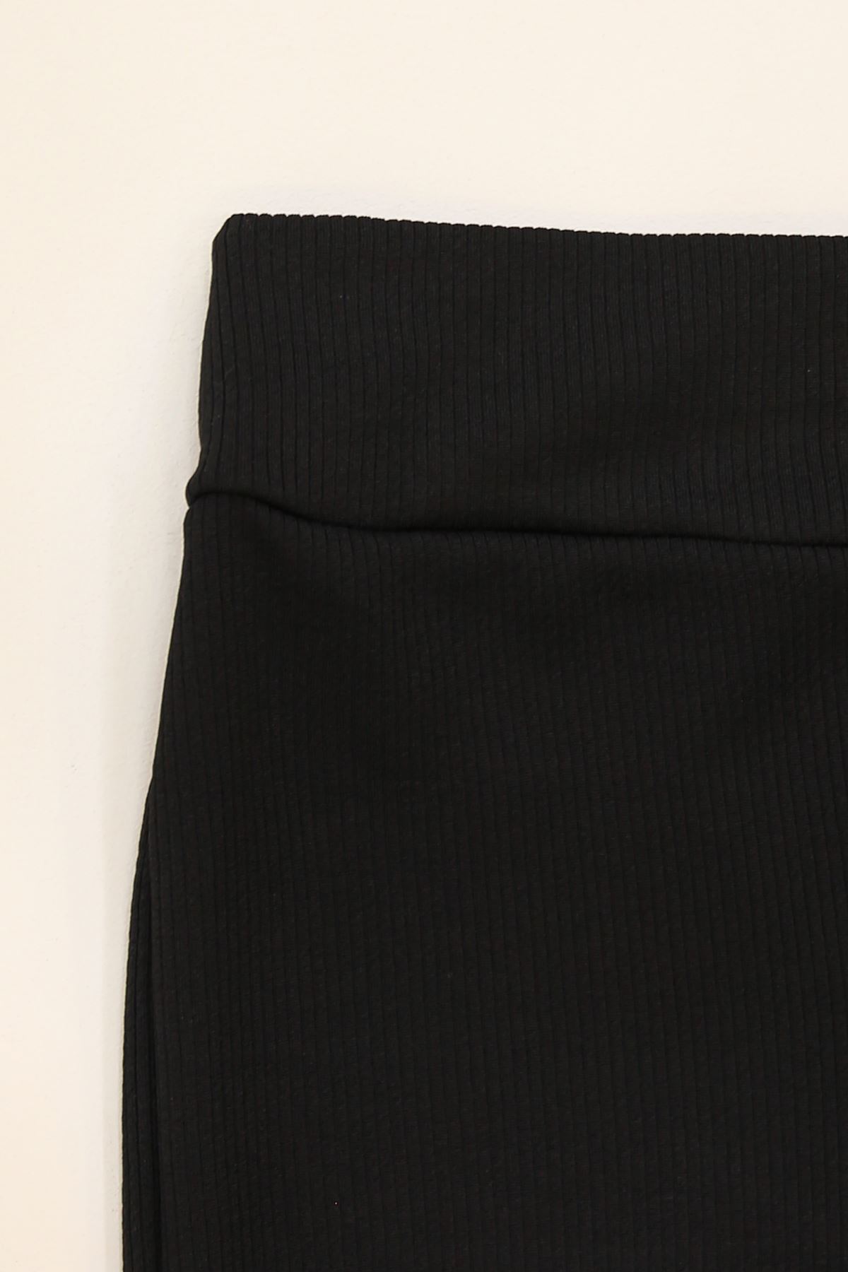 11-15 Yaş Fitilli İspanyol Tayt Siyah - 30404.904.