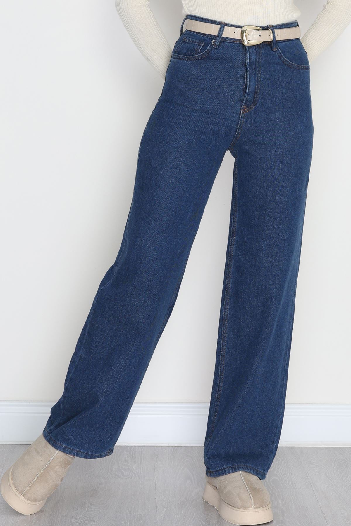 Palazzo Kot Pantolon Mavi9 - 19535.1431.