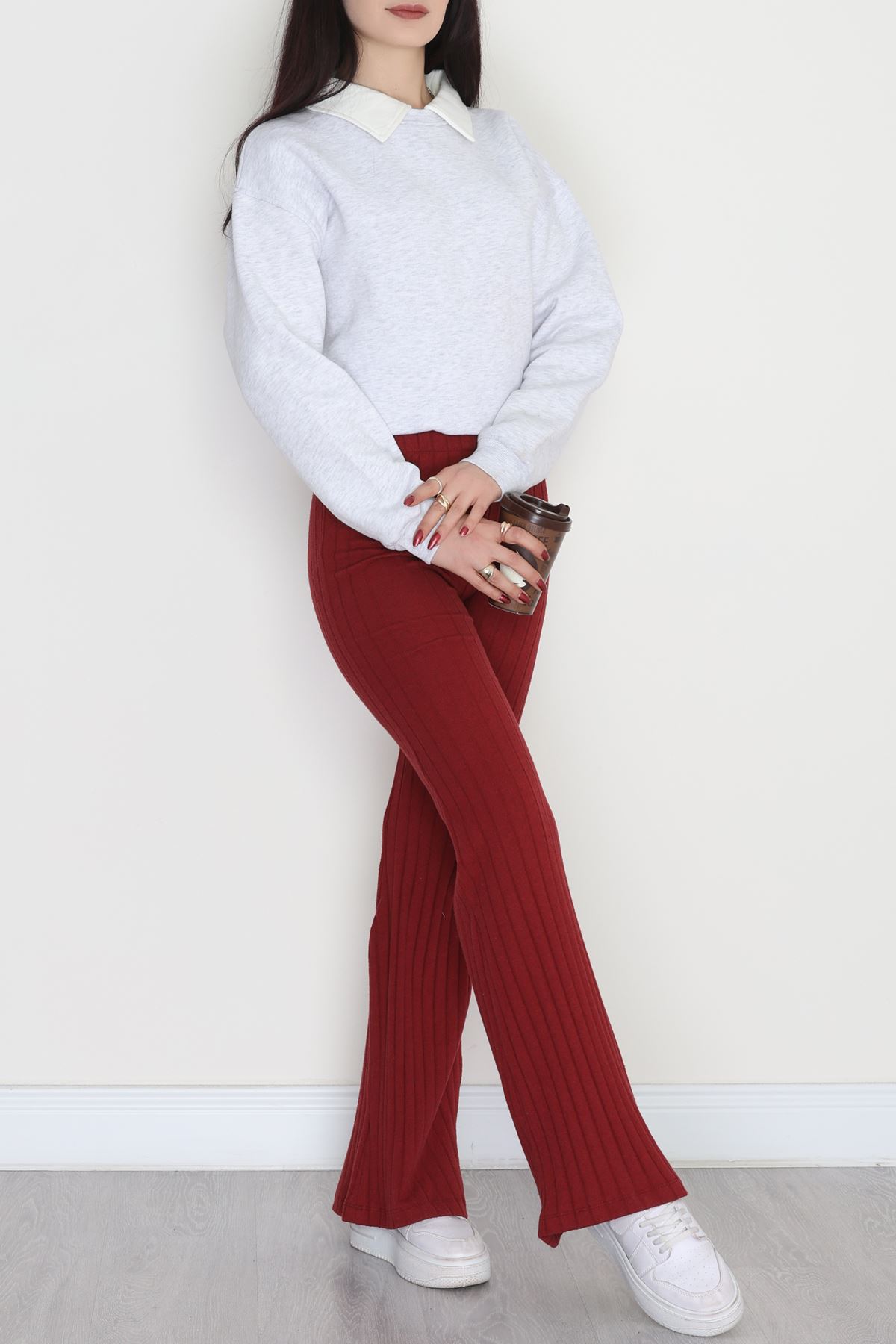 İnterlok Fitilli İspanyol Alt Bordo - 90978.1748.