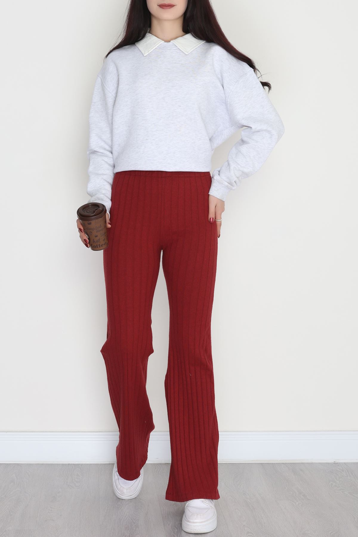 İnterlok Fitilli İspanyol Alt Bordo - 90978.1748.