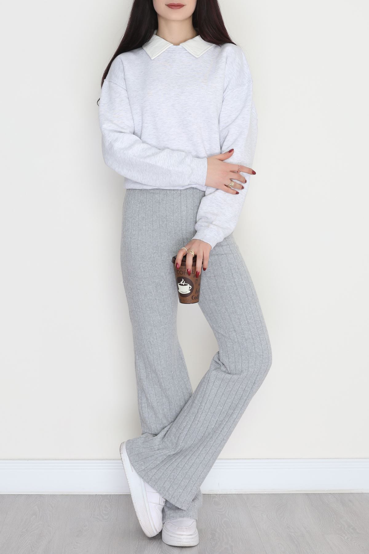 İnterlok Fitilli İspanyol Alt Gri - 90978.1748.