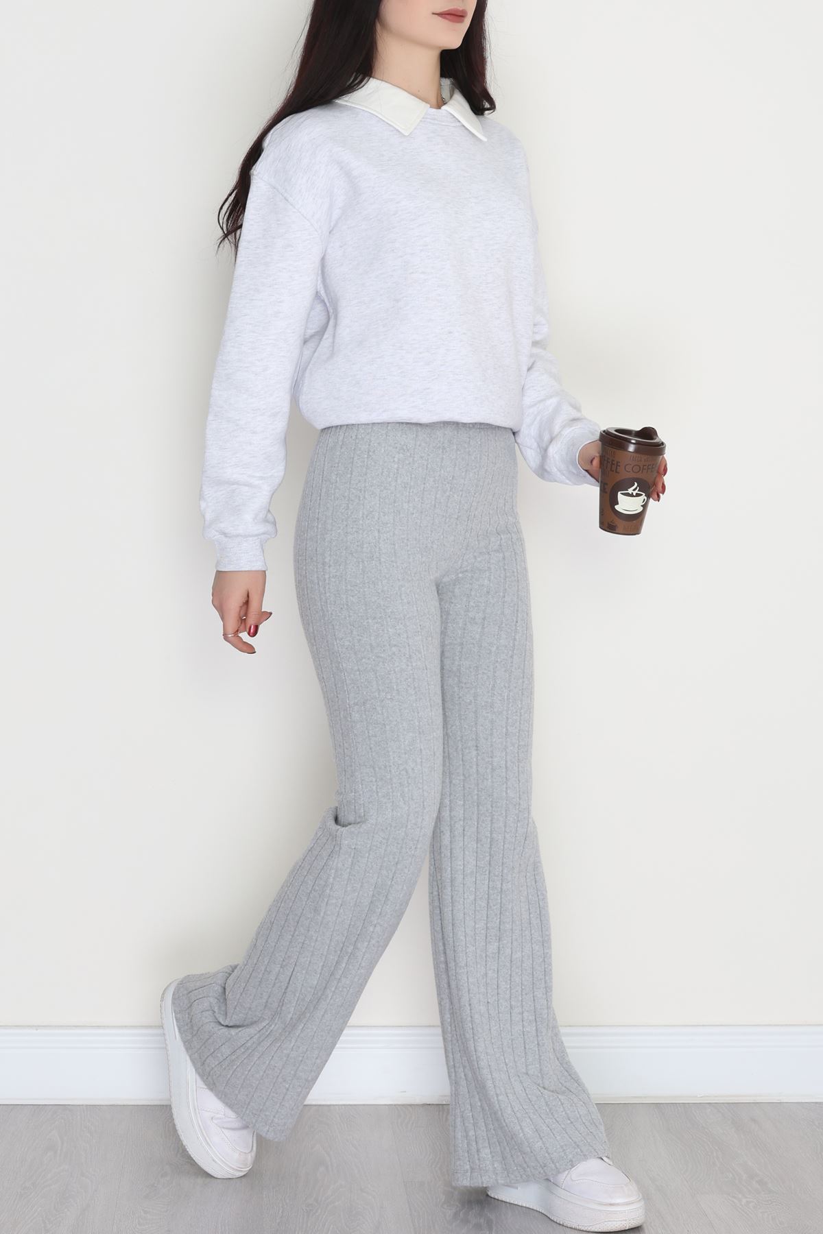 İnterlok Fitilli İspanyol Alt Gri - 90978.1748.