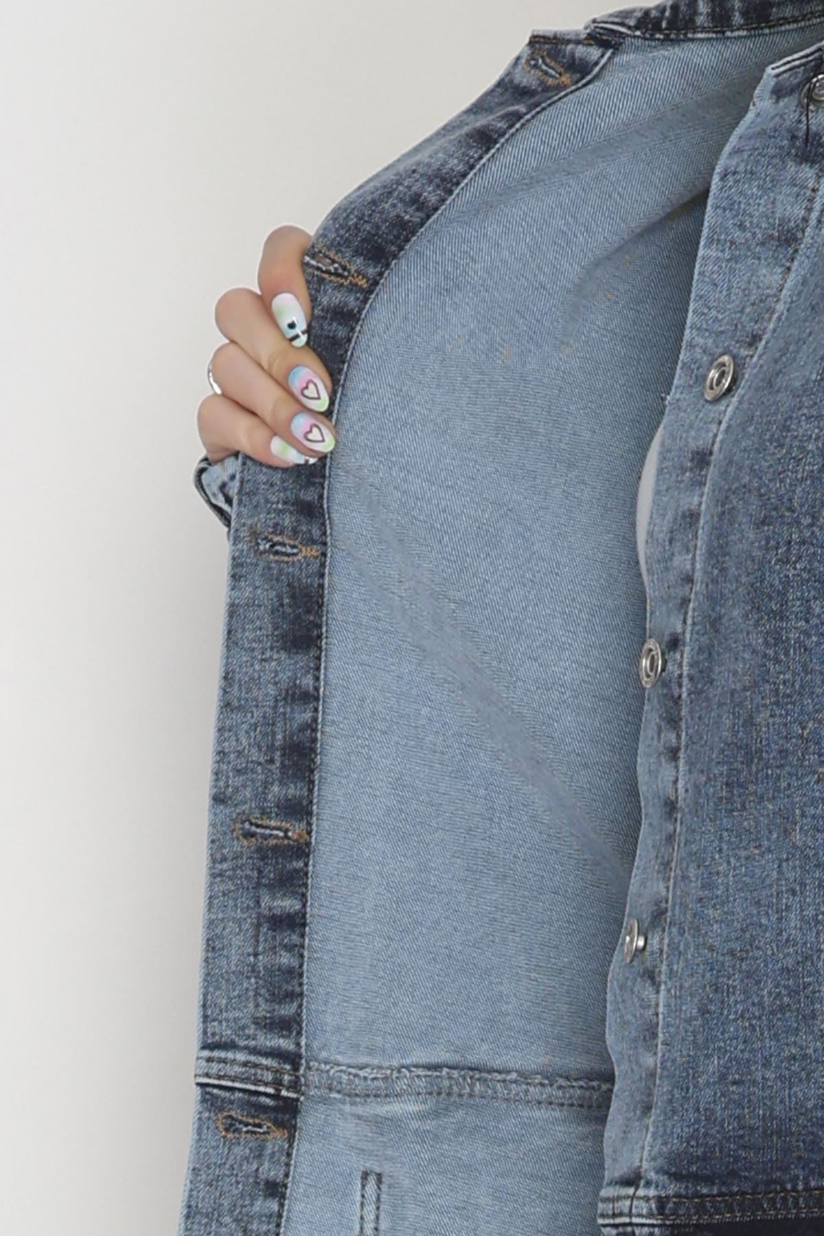 Körüklü Cep Kot Ceket  Koyumavi4 - 20464.1778.