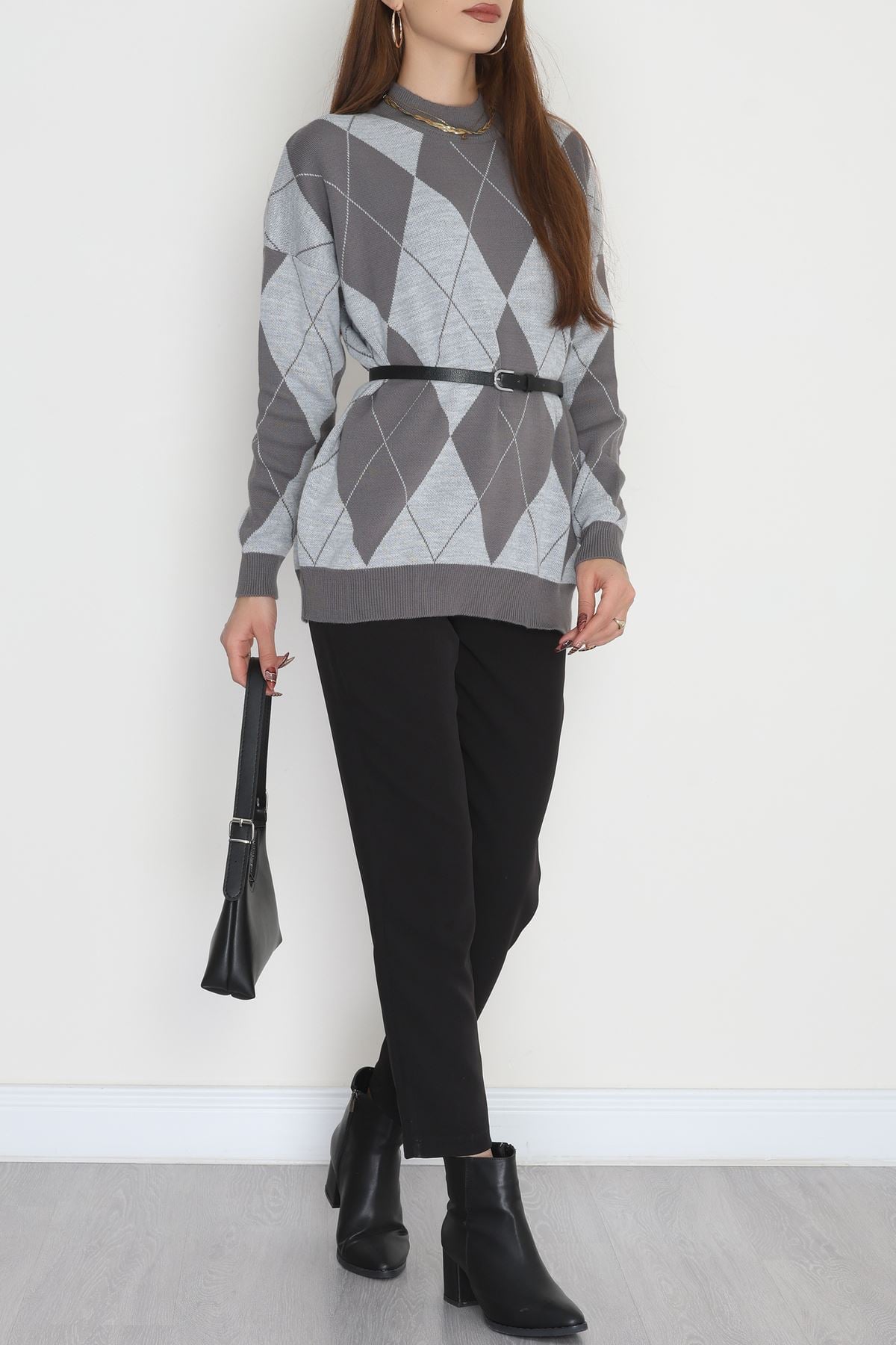 Etnik Desen Triko Fümegri - 3038.1577.