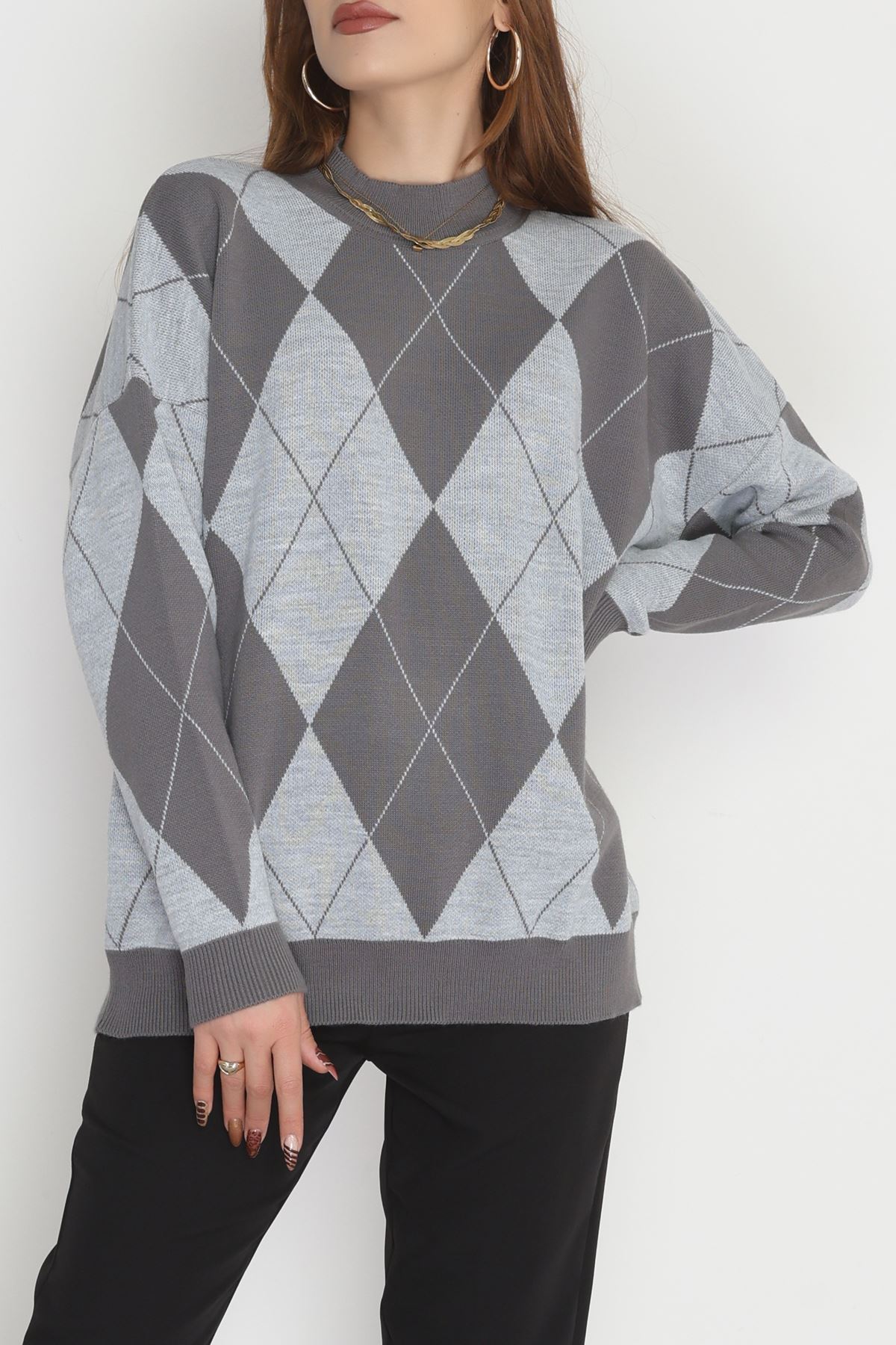 Etnik Desen Triko Fümegri - 3038.1577.