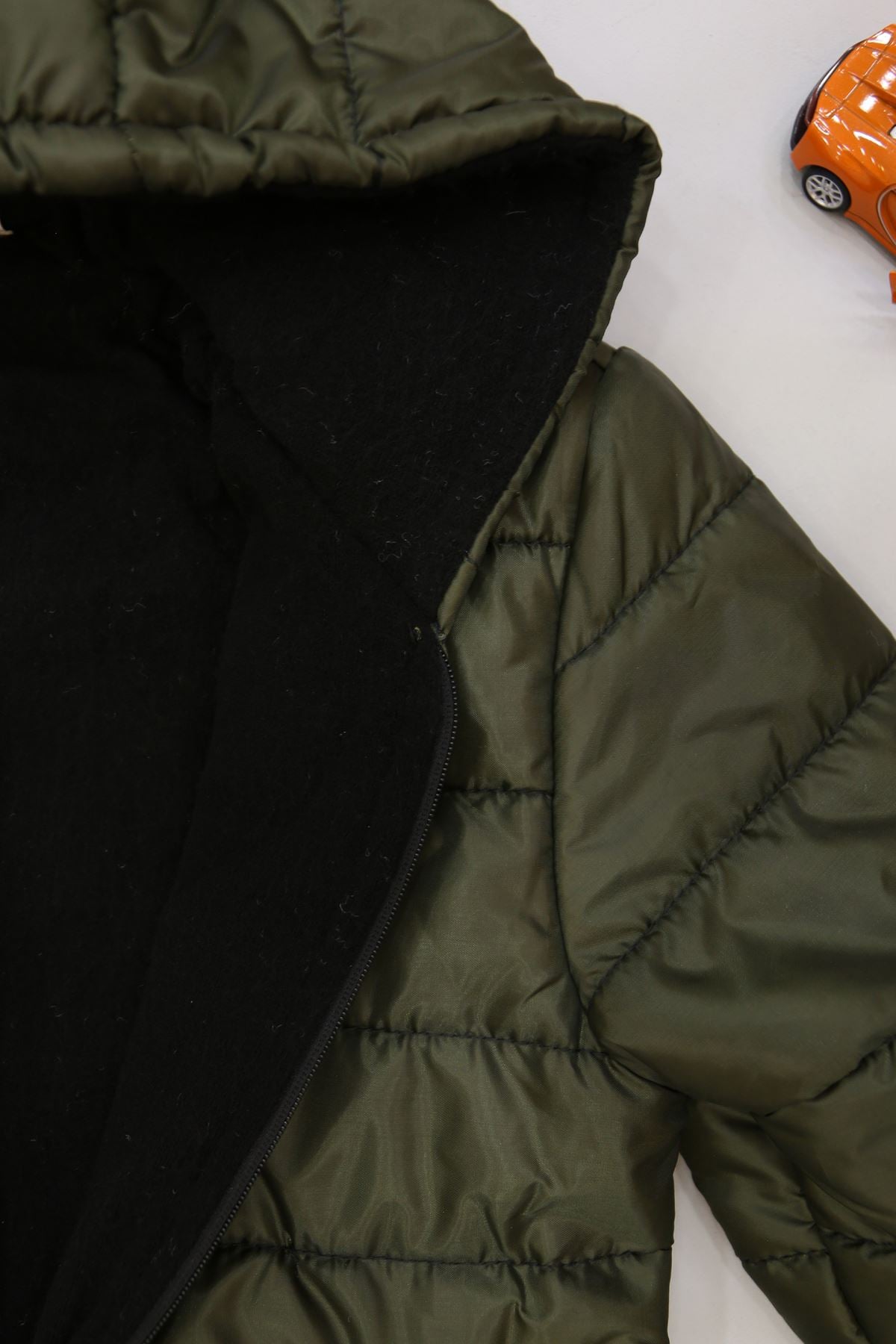 5-16 Yaş Unisex Şişme Mont Haki - 9026.2032.