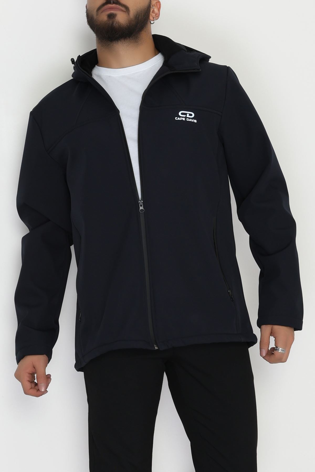 Softshell Su Geçirmez Erkek Mont Lacivert - 42623.2014.