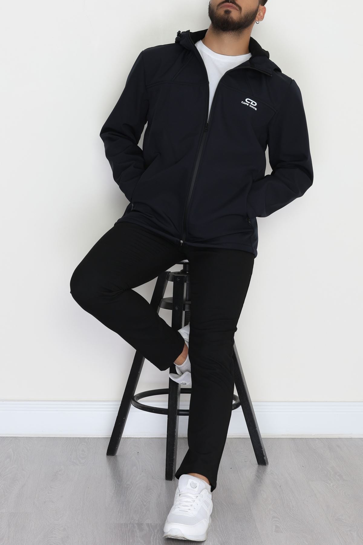 Softshell Su Geçirmez Erkek Mont Lacivert - 42623.2014.