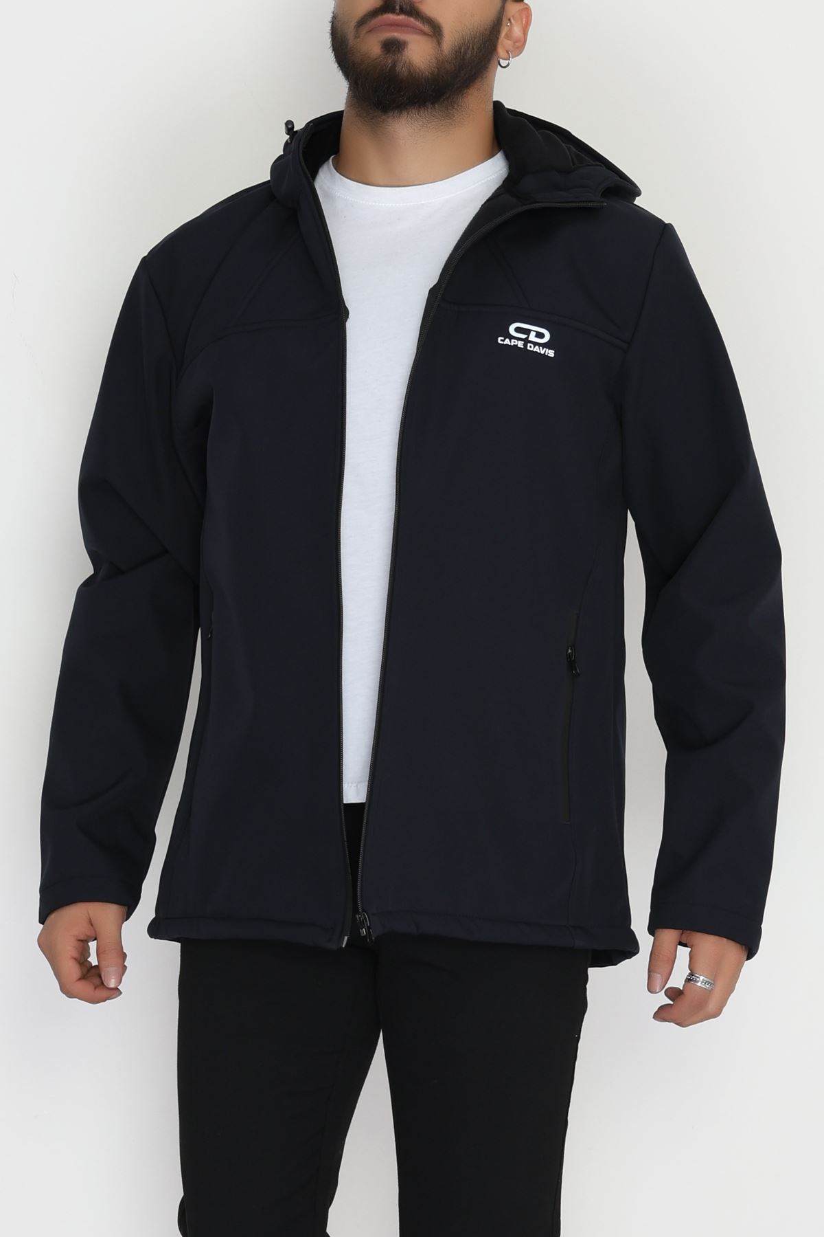 Softshell Su Geçirmez Erkek Mont Lacivert - 42623.2014.