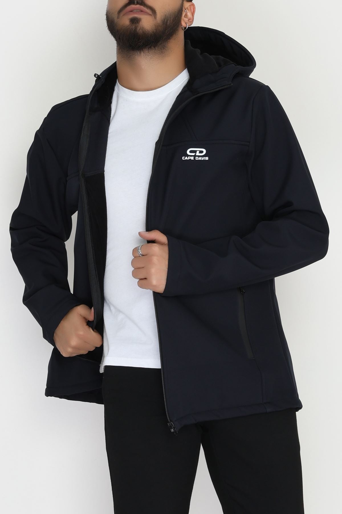 Softshell Su Geçirmez Erkek Mont Lacivert - 42623.2014.