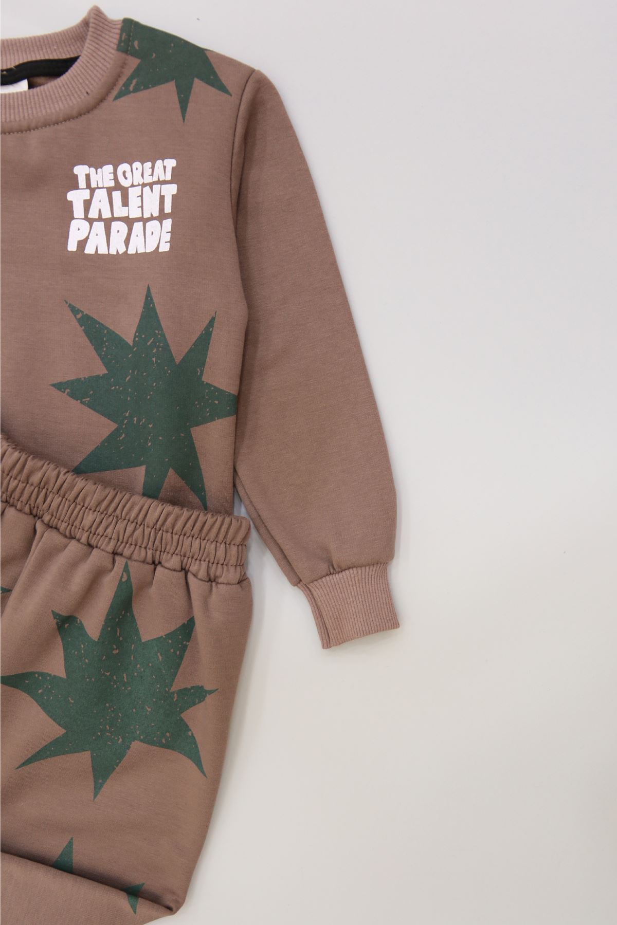 4-10 Yaş 2 İplik Şardonlu İkili Takım Kahve - 52037.1776.