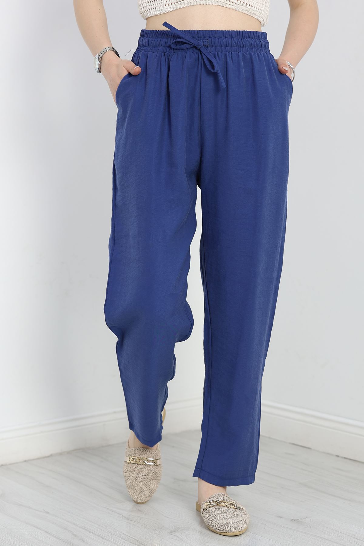 Modal Kumaş Pantolon İndigo - 41140.1837.