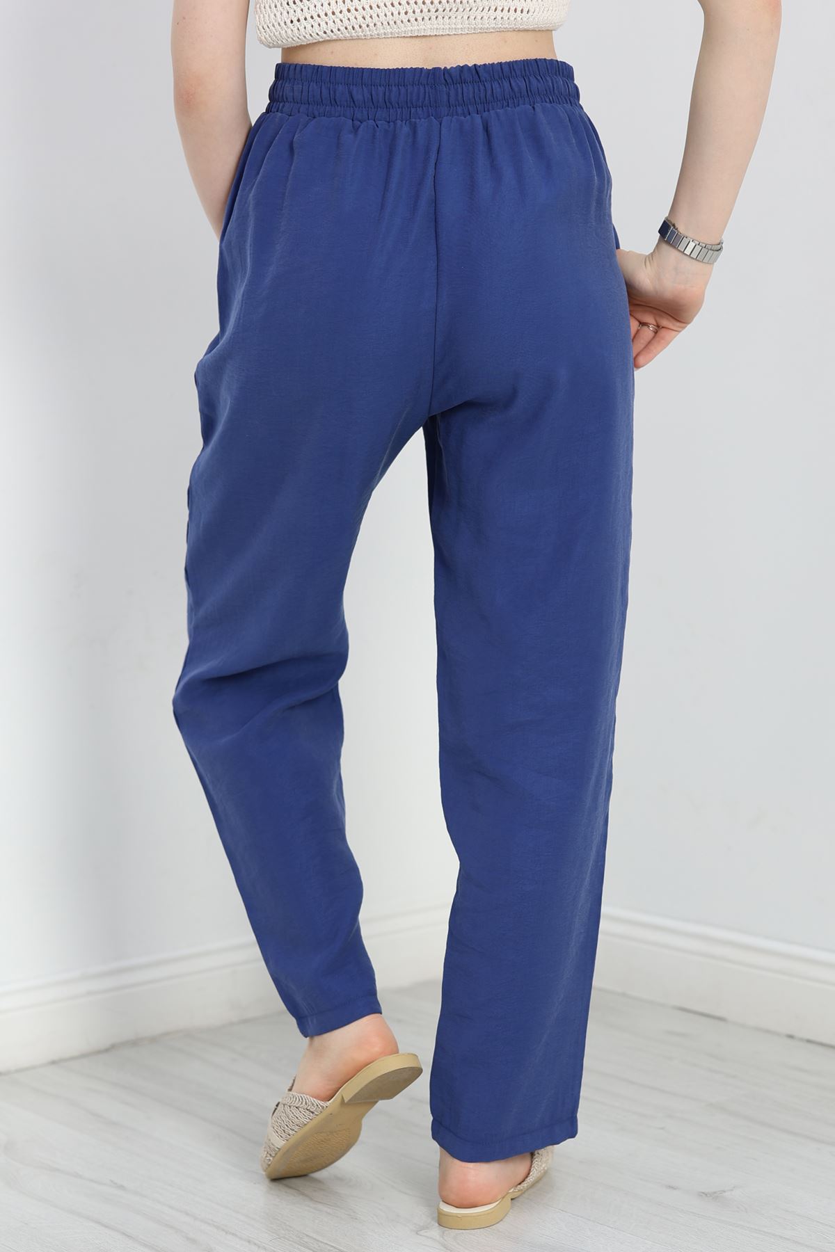 Modal Kumaş Pantolon İndigo - 41140.1837.