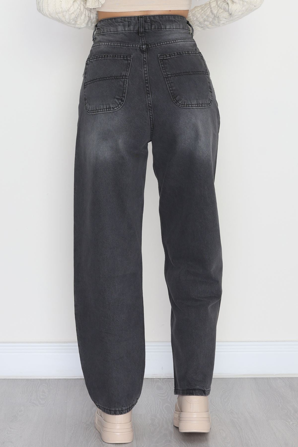 Baggy Kot Pantolon Füme - 31573.1921.