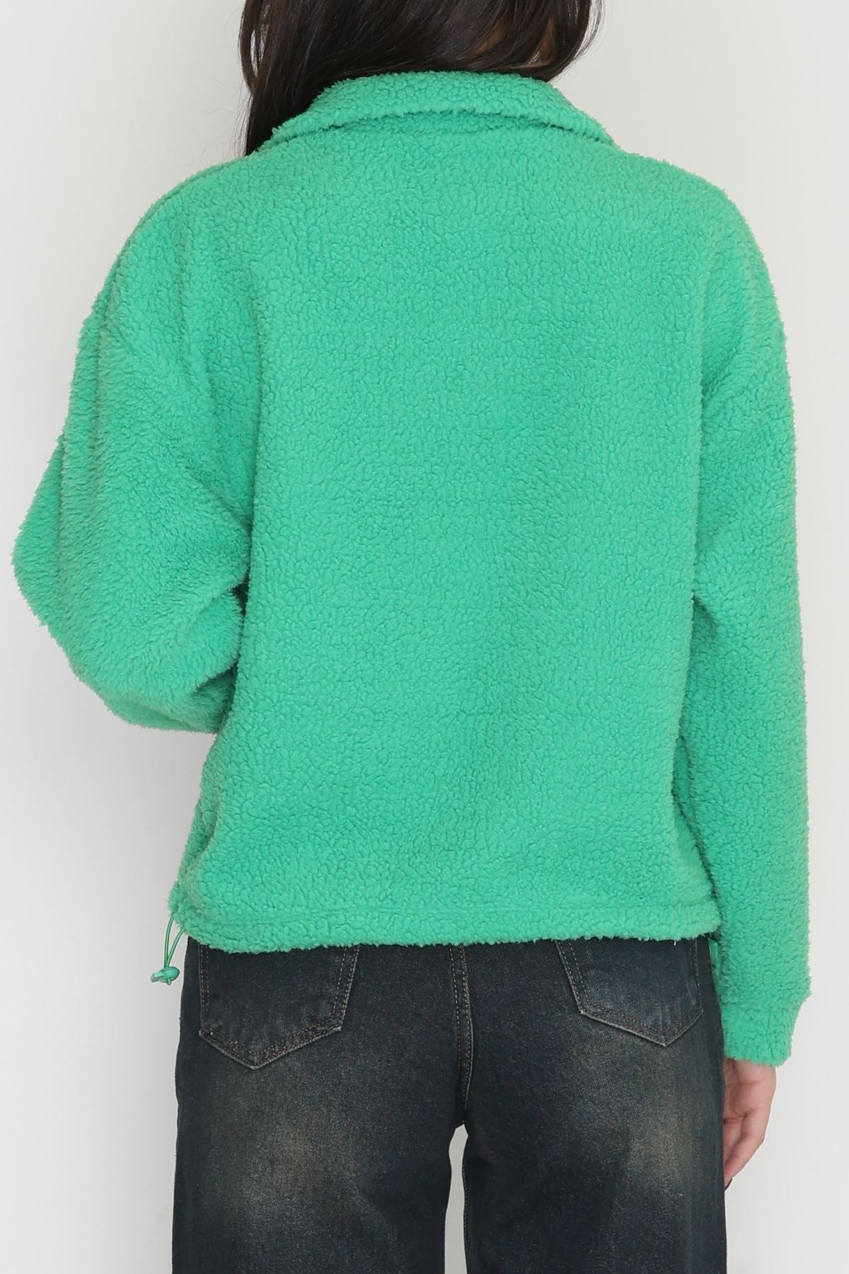 Peluş Sweat Yeşil - 31254.1872.