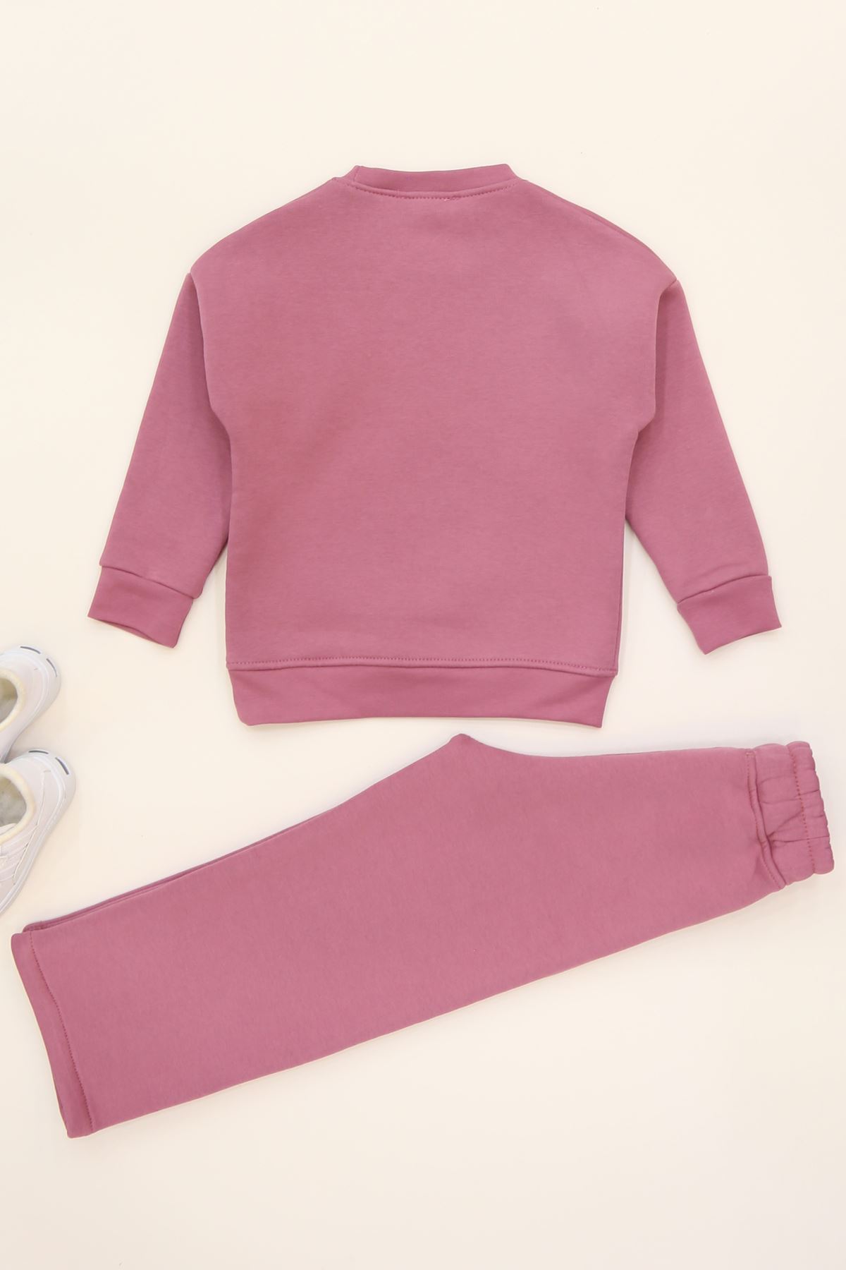 5-12 Yaş 3 İplik Şardonlu İkili Takım Gülkurusu - 60320.1867.