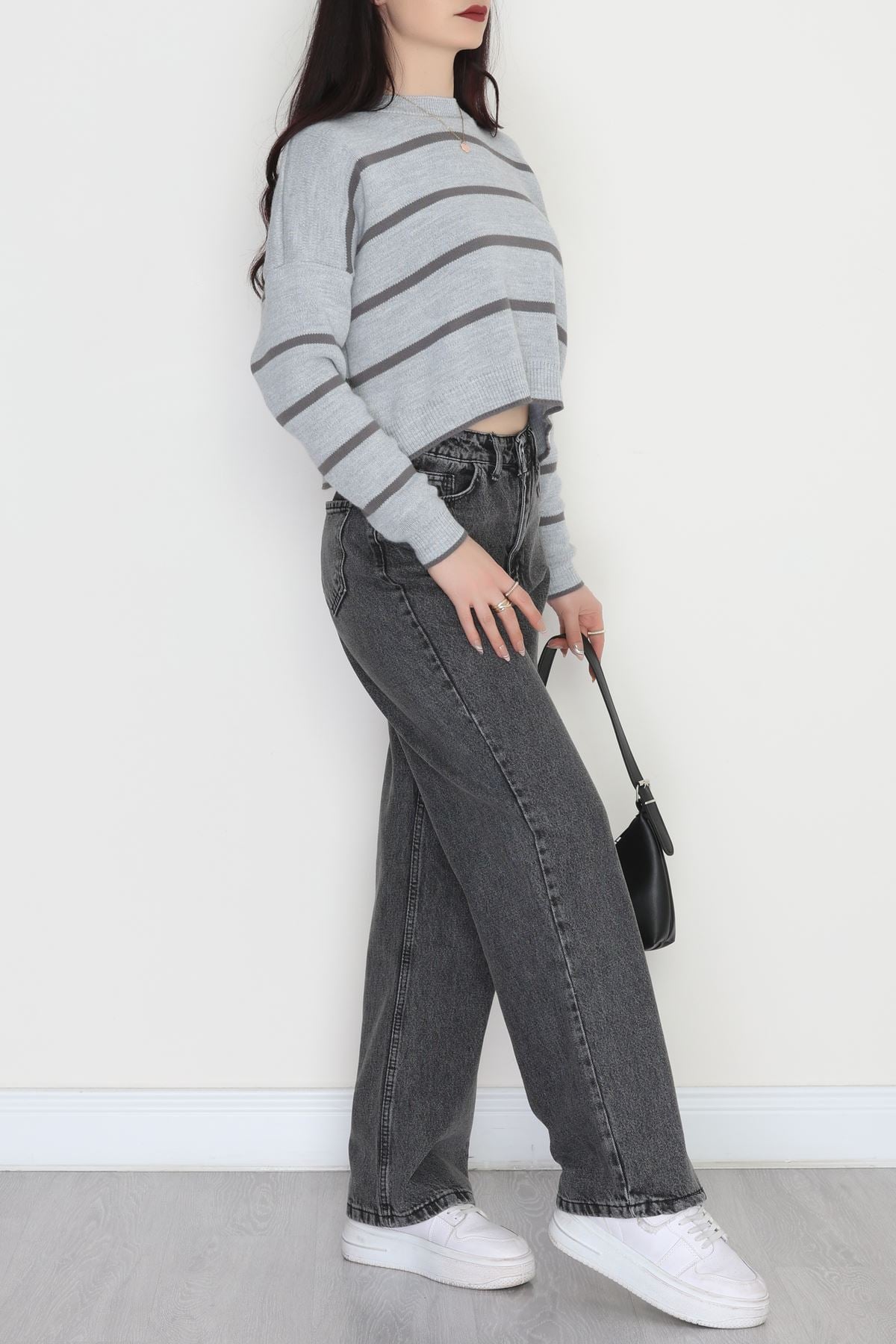 Palazzo Kot Pantolon Füme - 31590.1904.