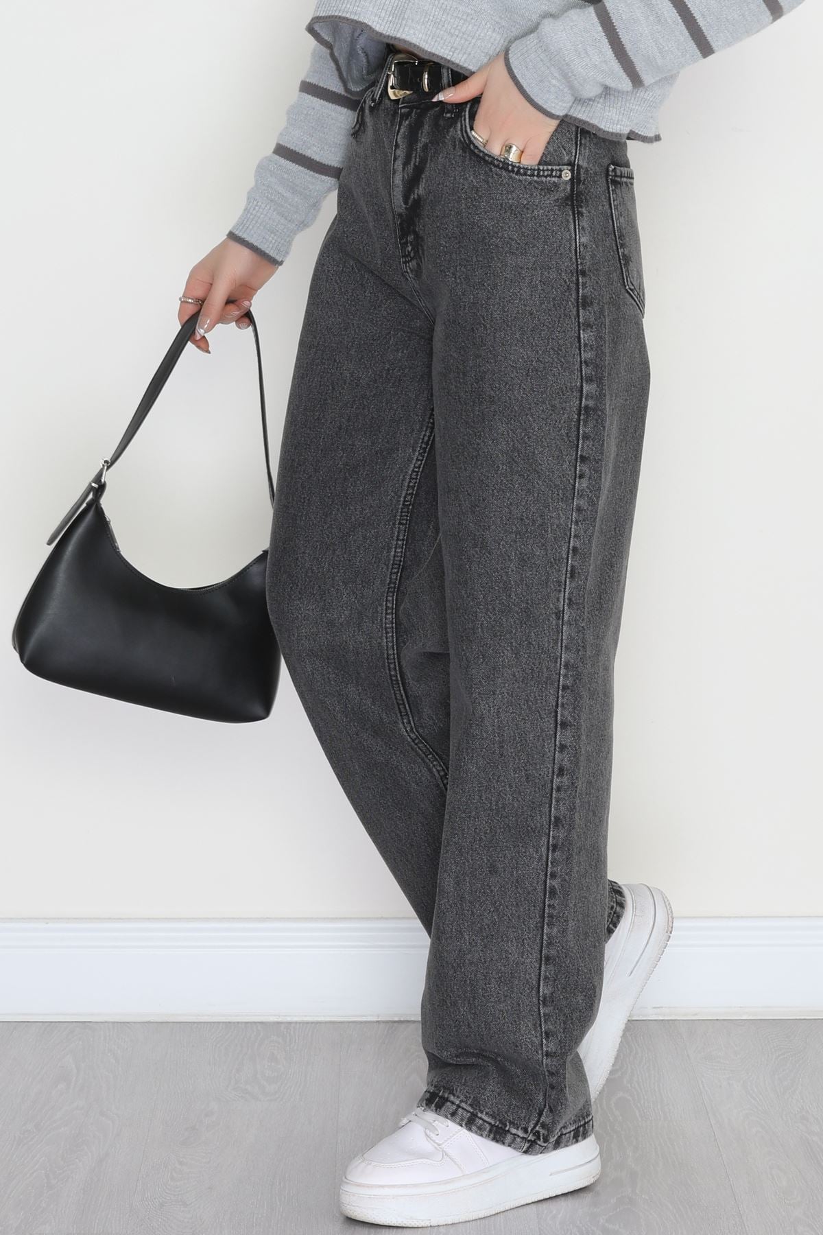 Palazzo Kot Pantolon Füme - 31590.1904.