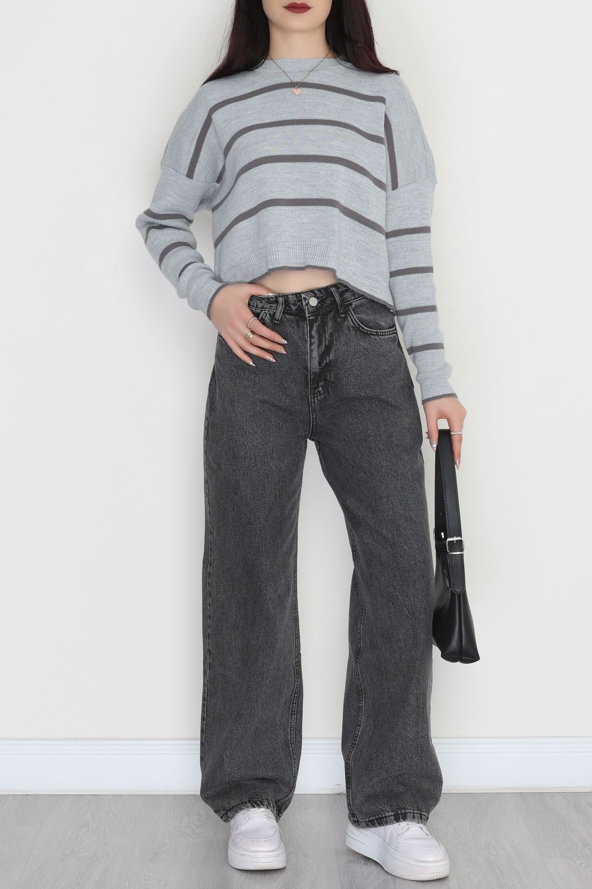 Palazzo Kot Pantolon Füme - 31590.1904.