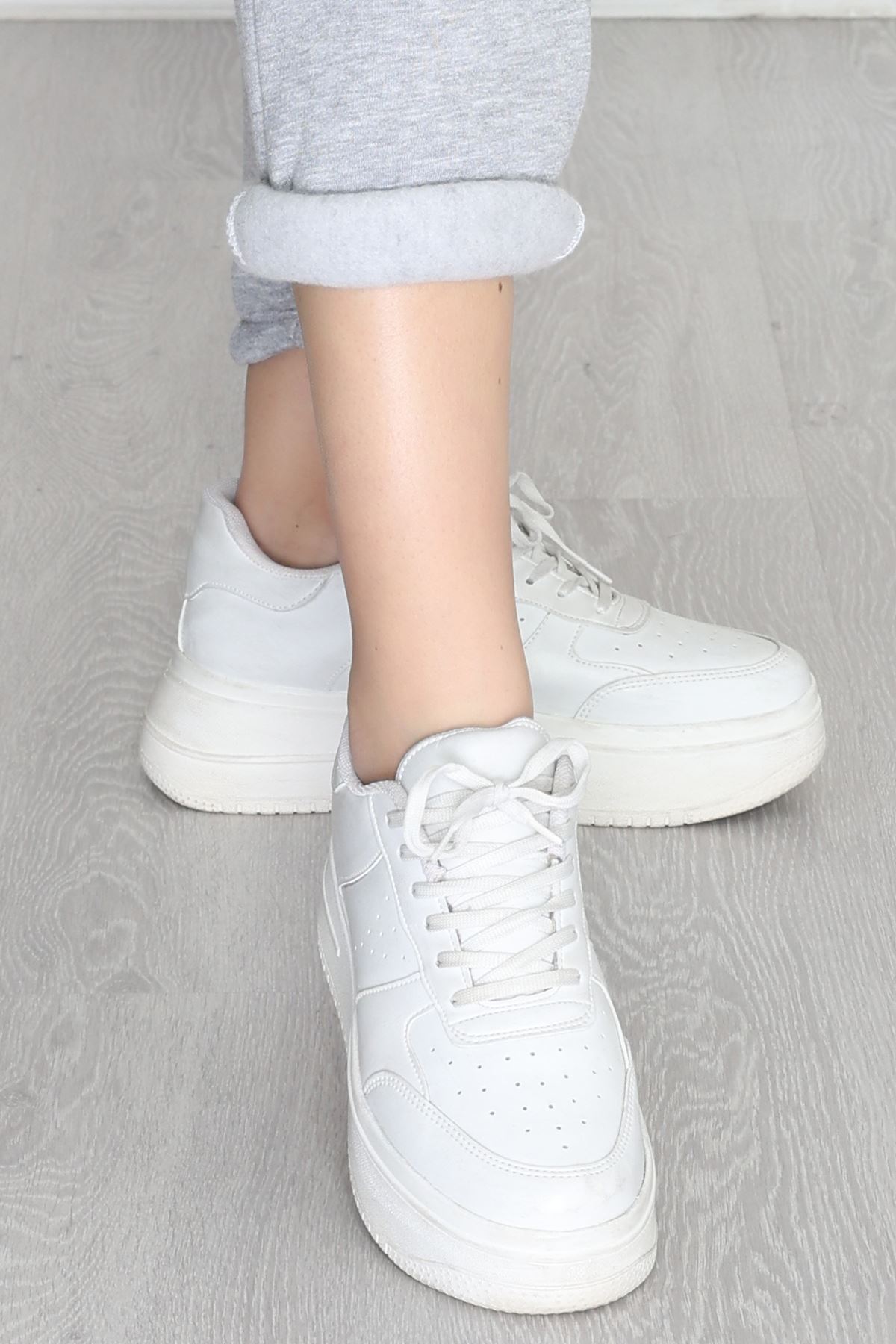 3 İplik Şardonlu Eşofman Takımı Gri - 52049.1878.