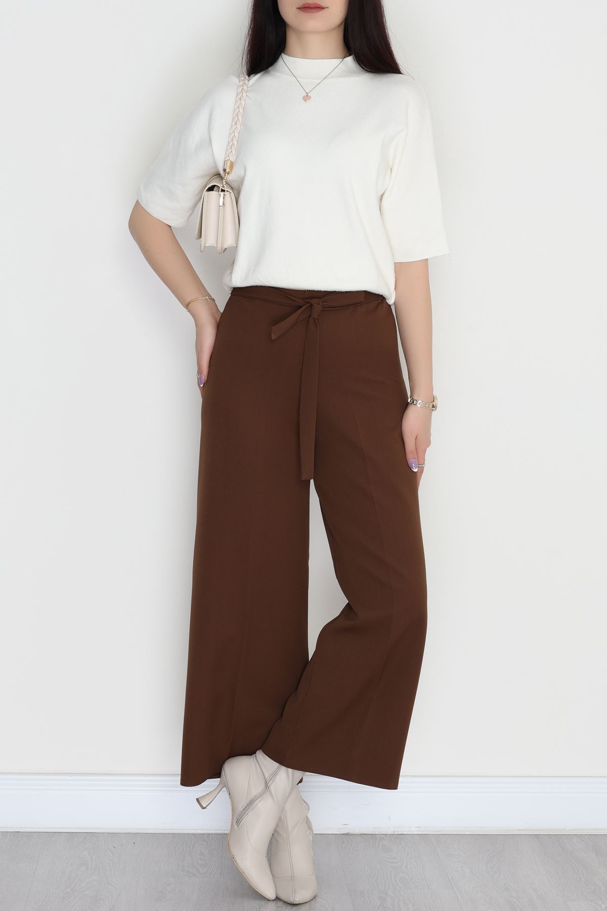 Dabıl Bol Kalıp Pantolon Kahve - 20169.1884.