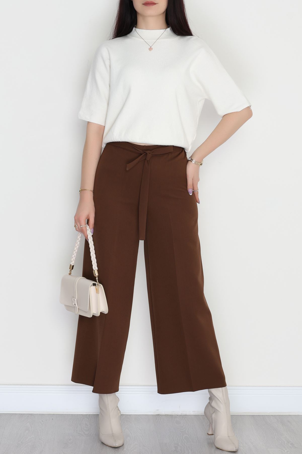 Dabıl Bol Kalıp Pantolon Kahve - 20169.1884.