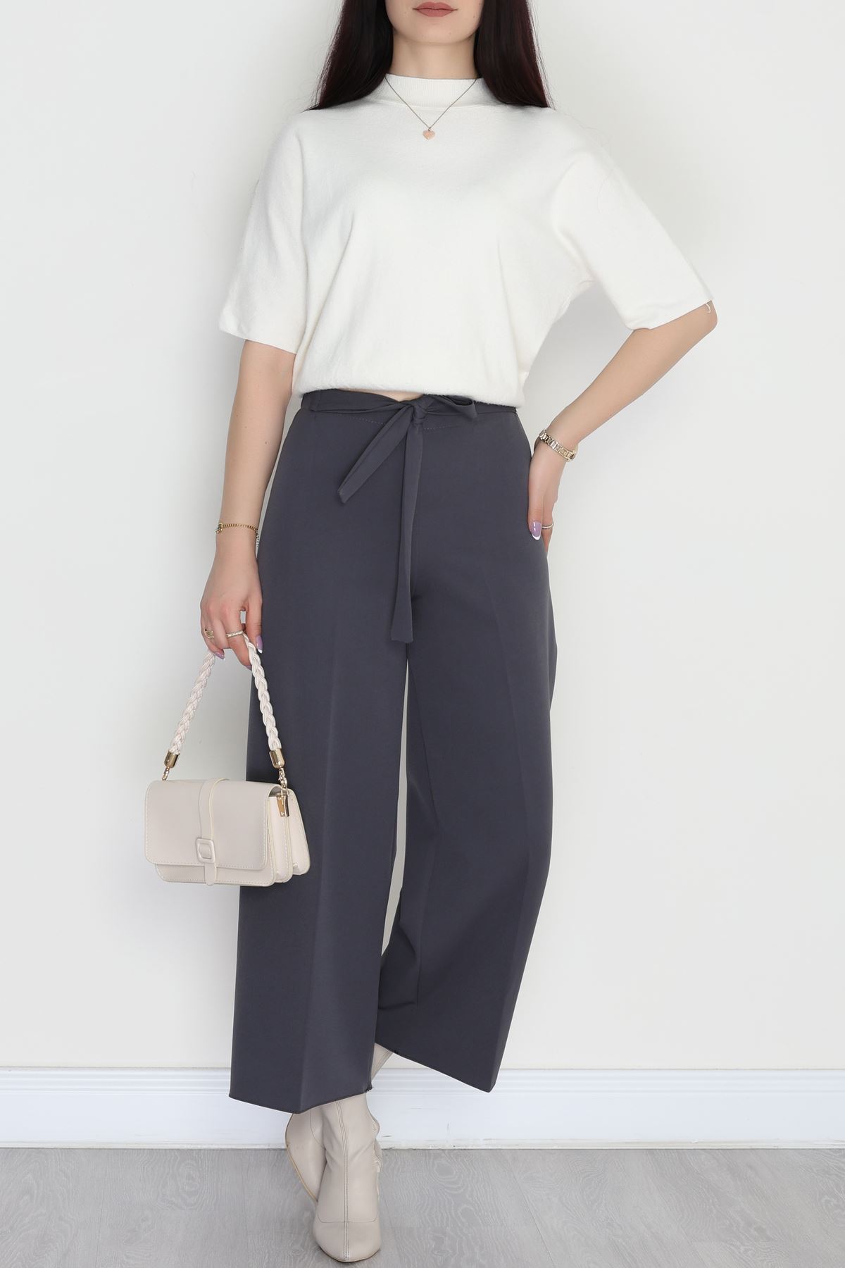 Dabıl Bol Kalıp Pantolon Antrasit - 20169.1884.