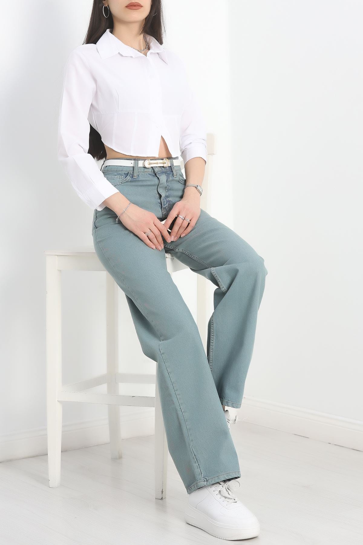 Palazzo Kot Pantolon Yeşiltint3 - 19315.1778.