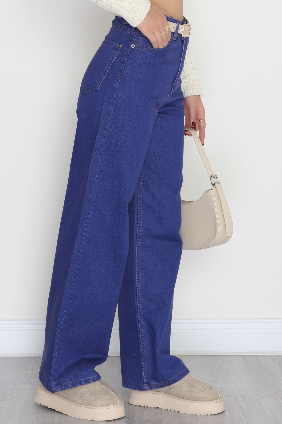 Palazzo Kot Pantolon Mavi1 - 40465.1431.