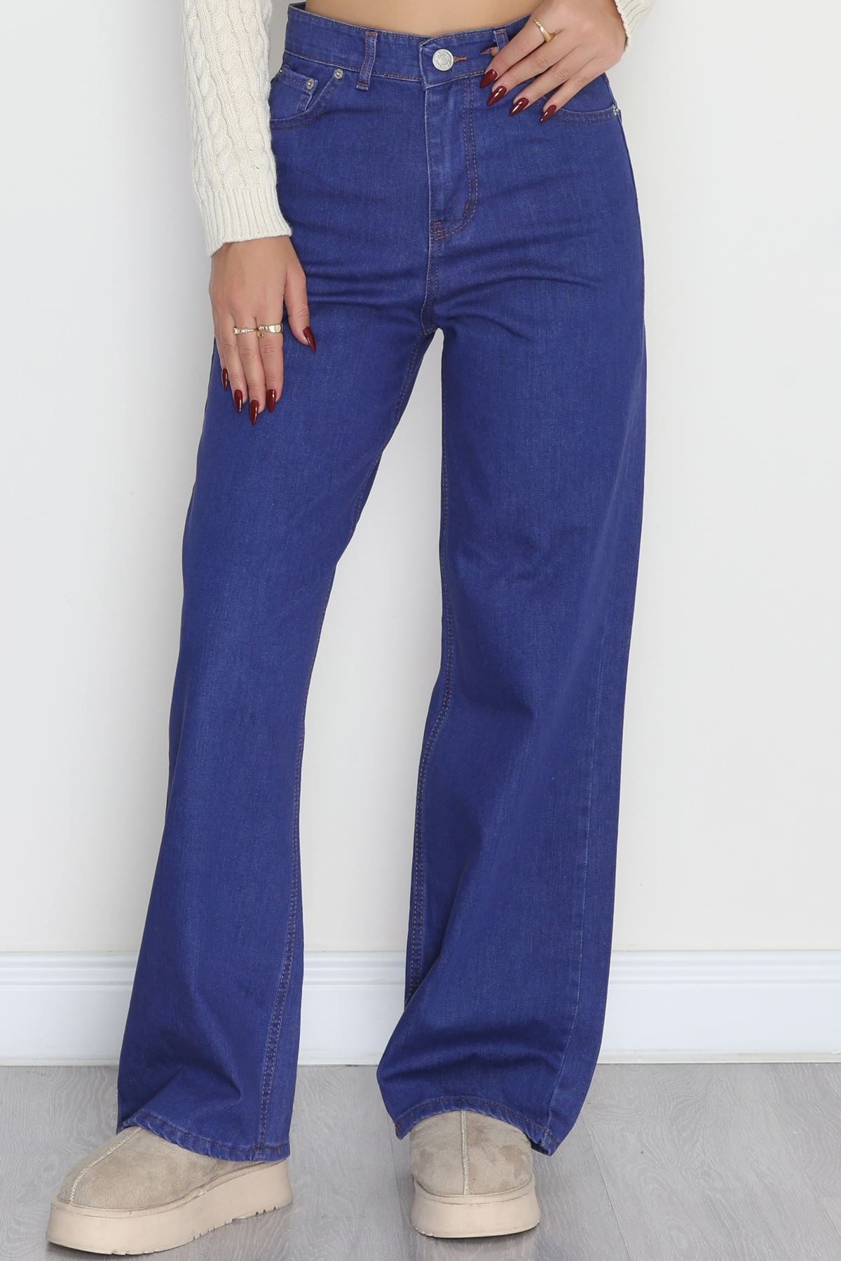 Palazzo Kot Pantolon Mavi1 - 40465.1431.