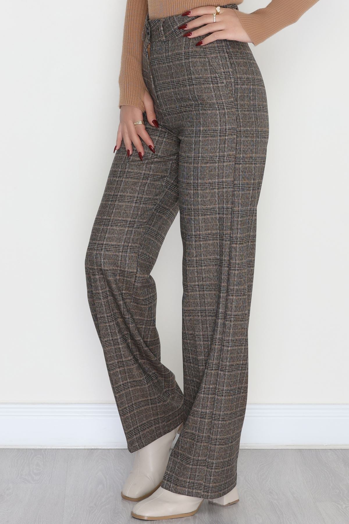 Poliviskon Cepli Bol Paça Pantolon Kahve - 51029.1920.