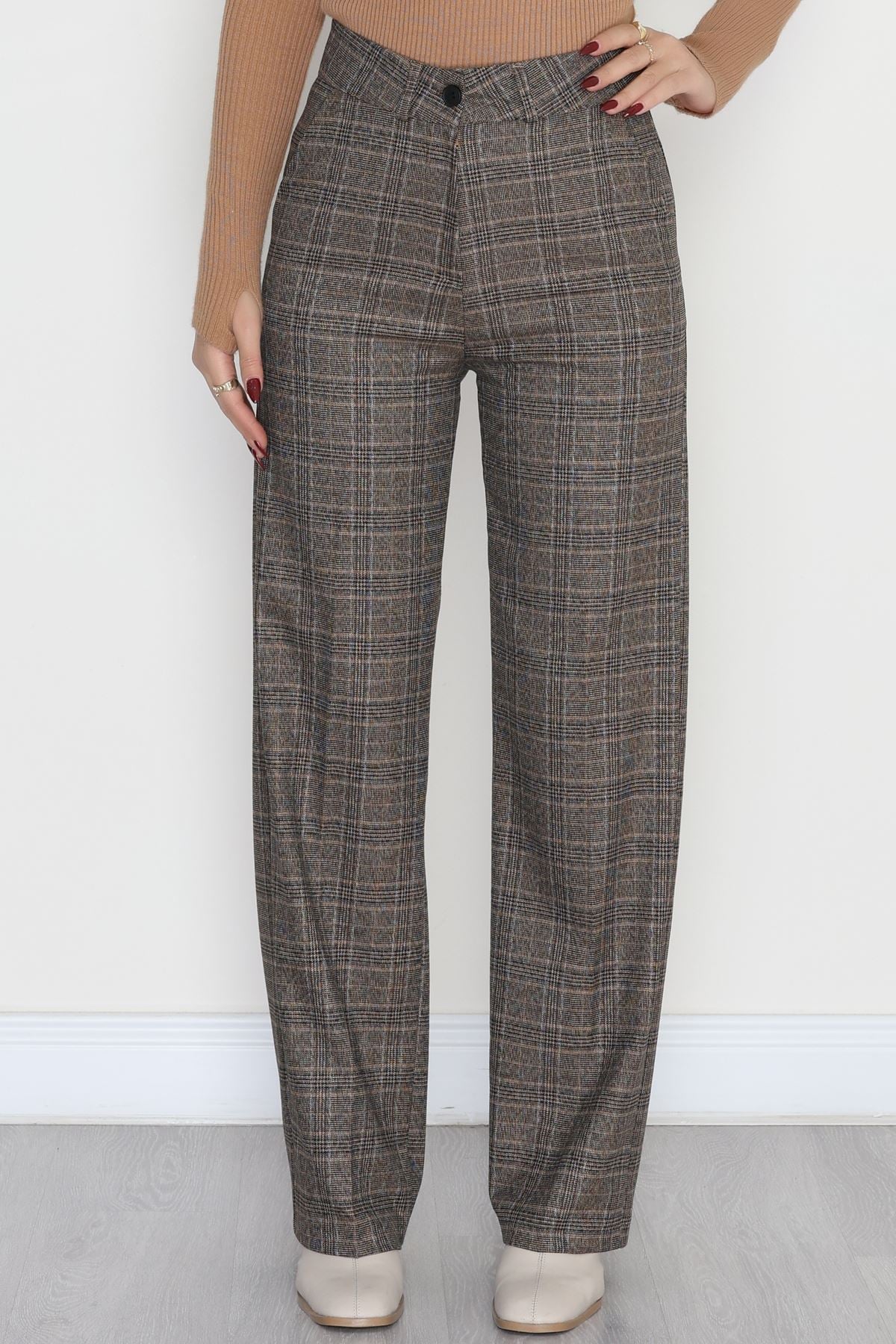 Poliviskon Cepli Bol Paça Pantolon Kahve - 51029.1920.