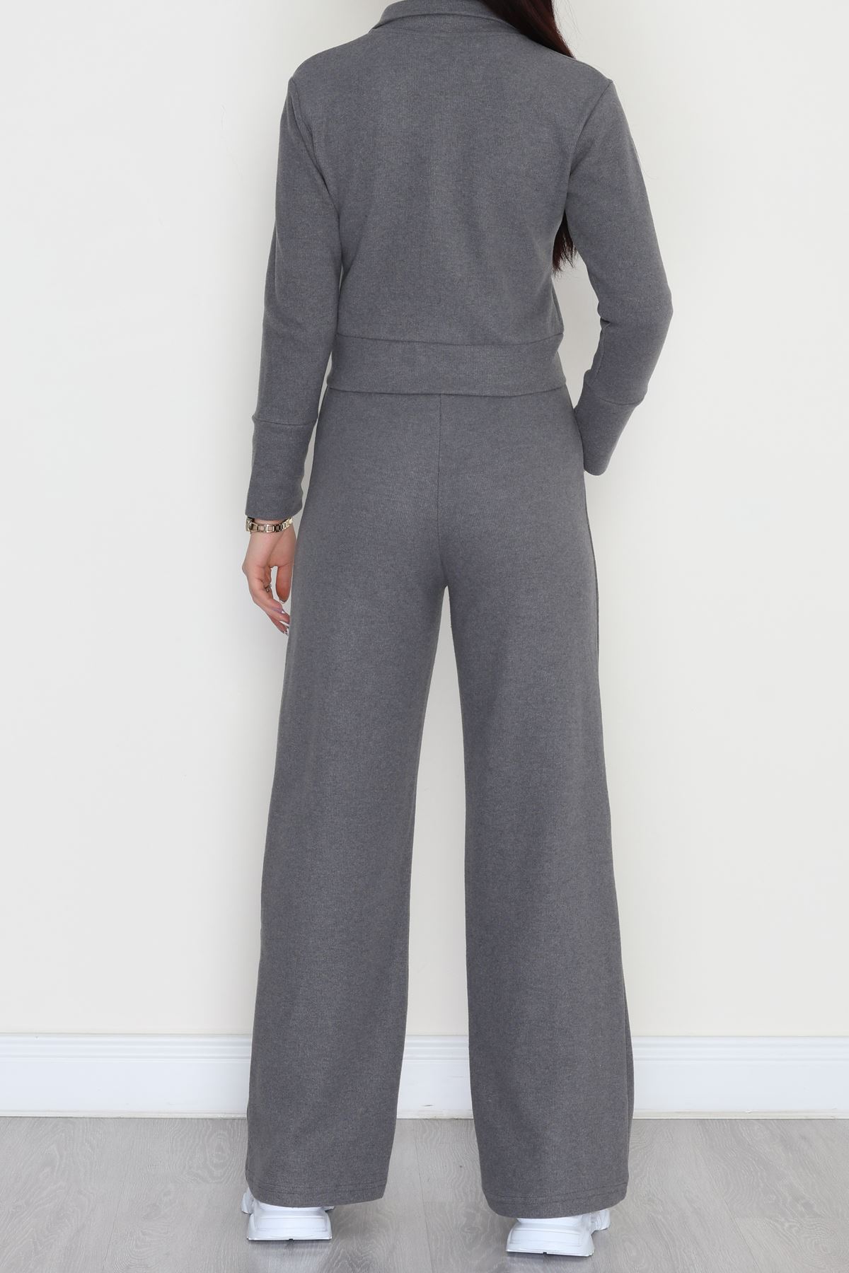 Çift Fermuarlı Selanik İkili Takım Antrasit - 42640.1567.