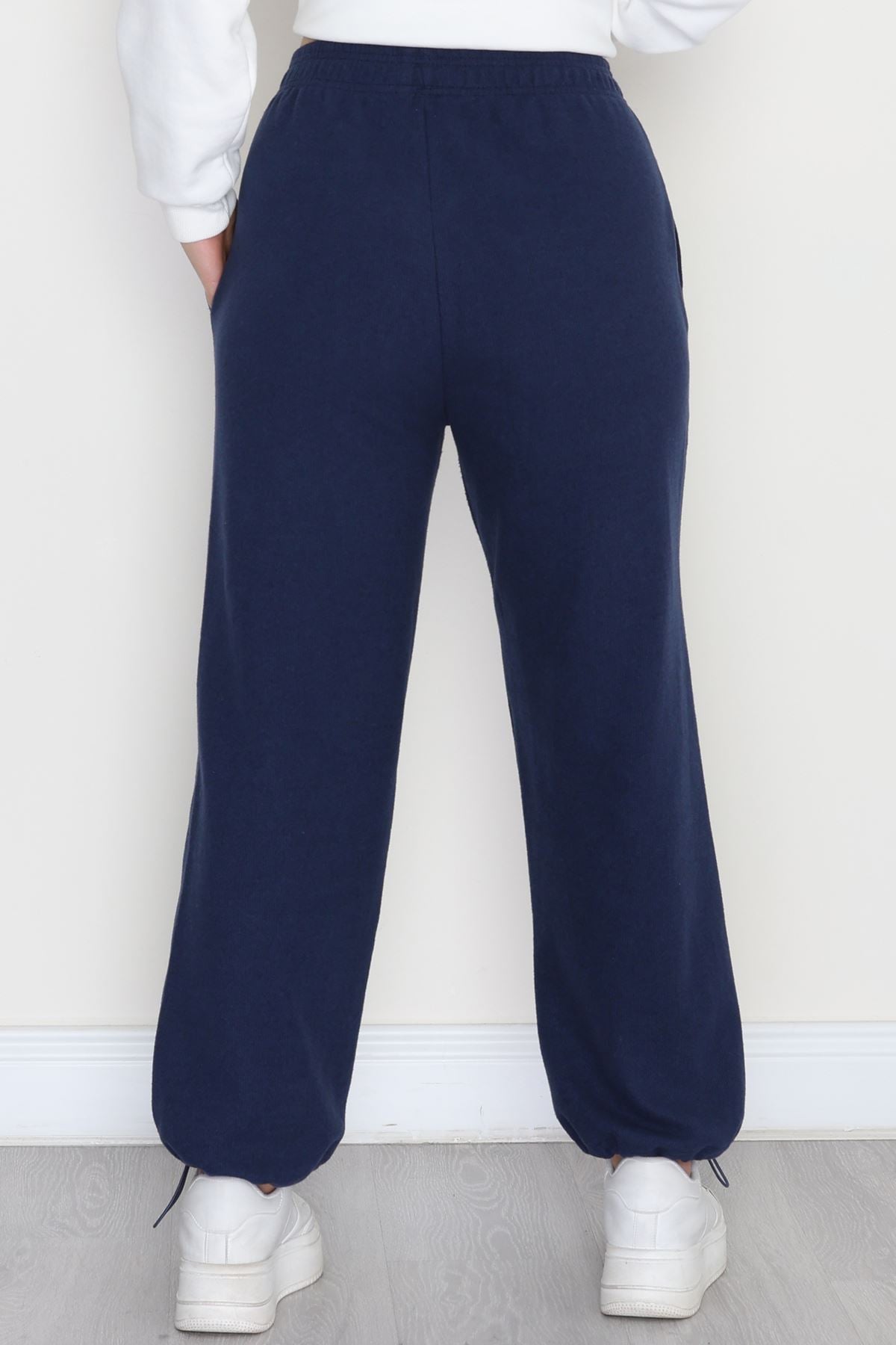 Paçası Stoperli Selanik Eşofman Altı Lacivert - 42638.1567.