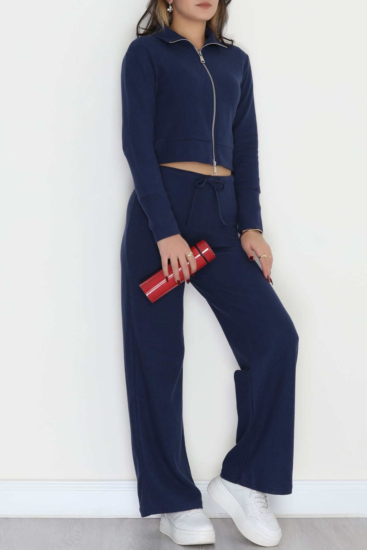 Çift Fermuarlı Selanik İkili Takım Lacivert - 42640.1567.