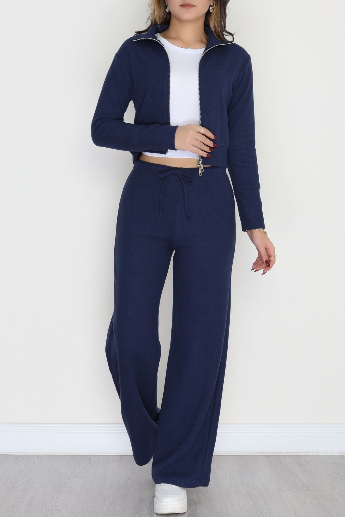 Çift Fermuarlı Selanik İkili Takım Lacivert - 42640.1567.