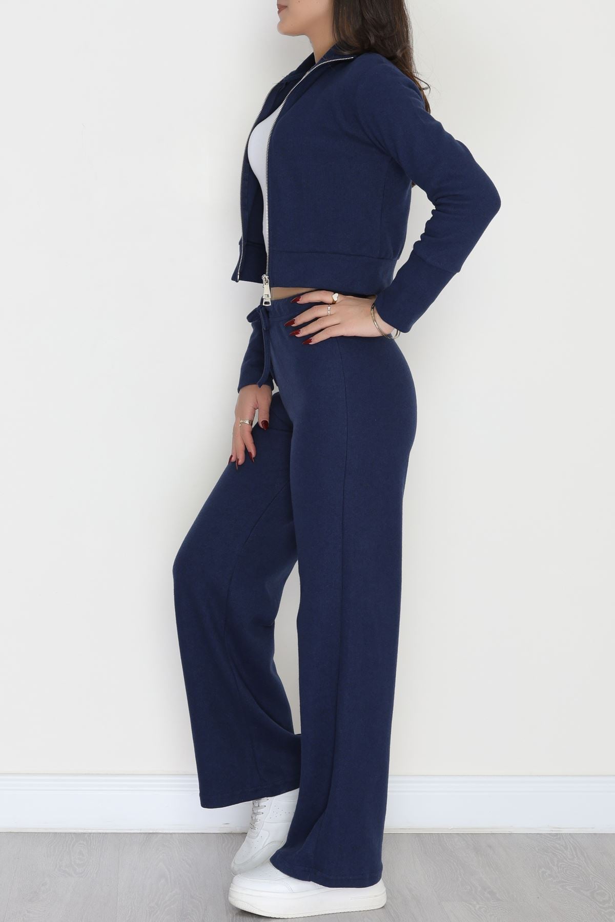 Çift Fermuarlı Selanik İkili Takım Lacivert - 42640.1567.