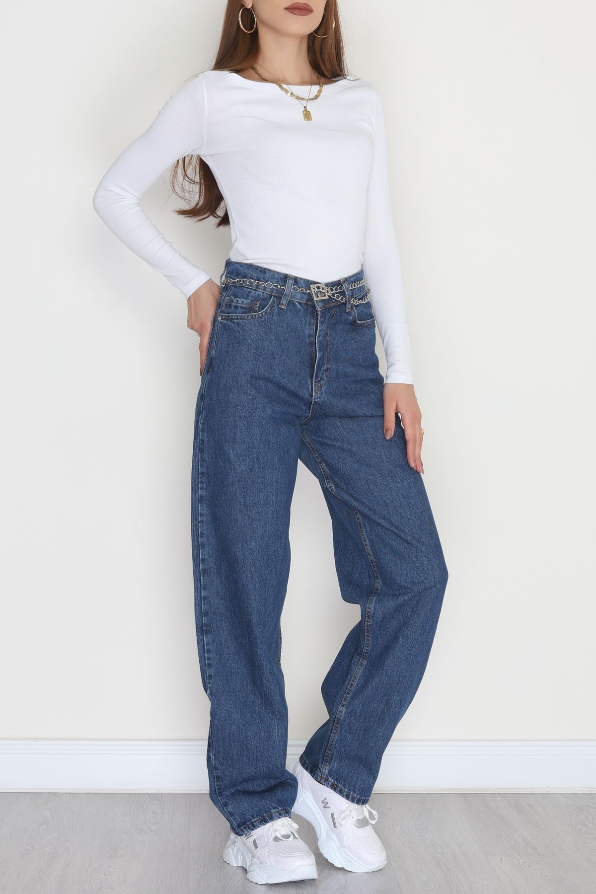 Baggy Kot Pantolon Mavi1 - 31536.2088.