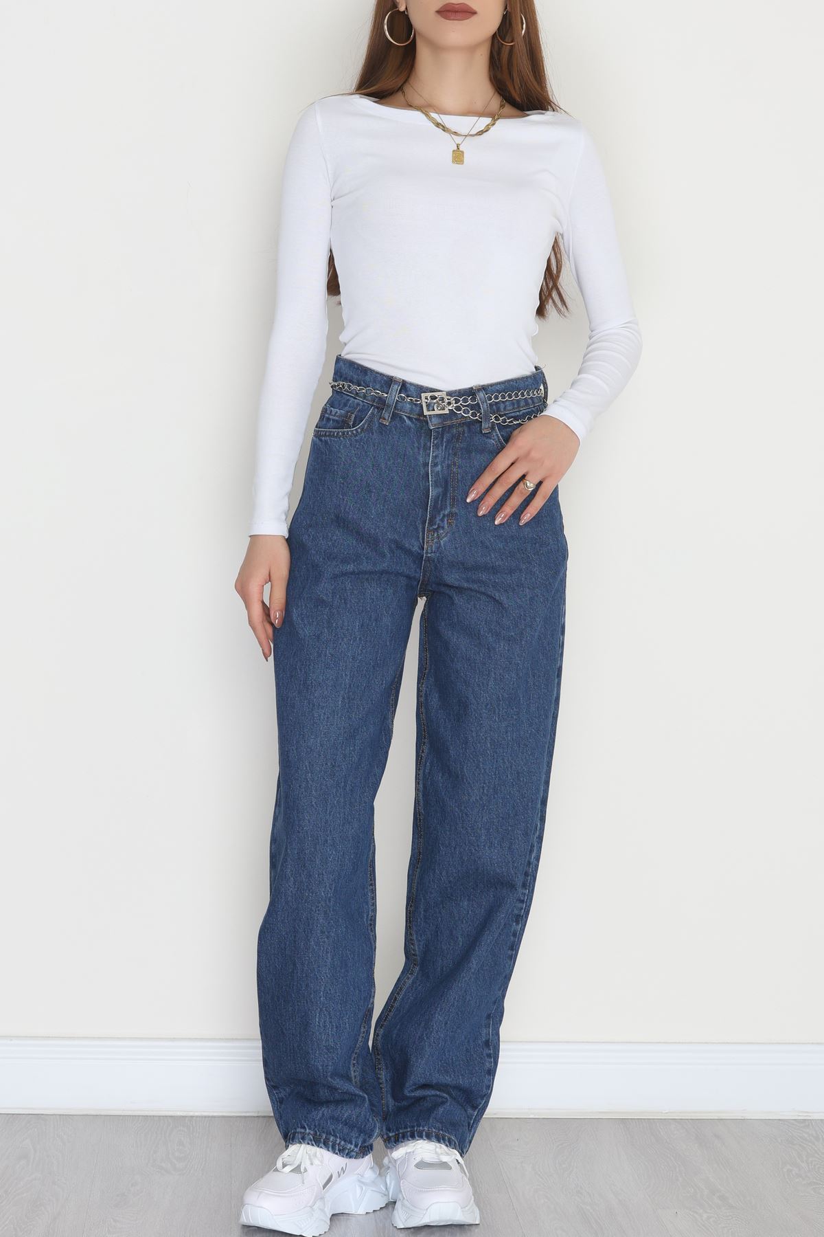 Baggy Kot Pantolon Mavi1 - 31536.2088.