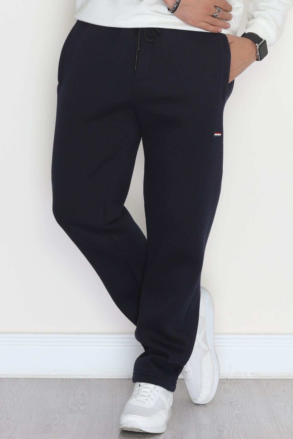 3 İplik Şardonlu Erkek Eşofman Altı Lacivert - 42626.1937.